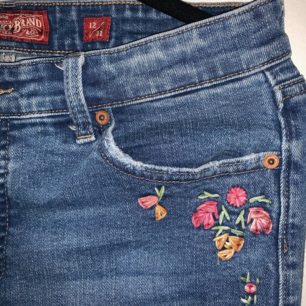 COPY - Floral Lucky Jeans